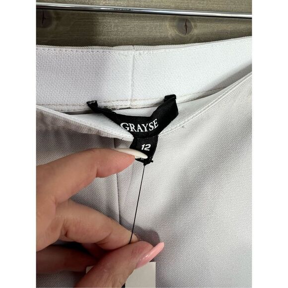 Grayse Kelly and Marie St. John NWT GRAY Relaxed fit Woman’s Pants 12 - Picture 4 of 6